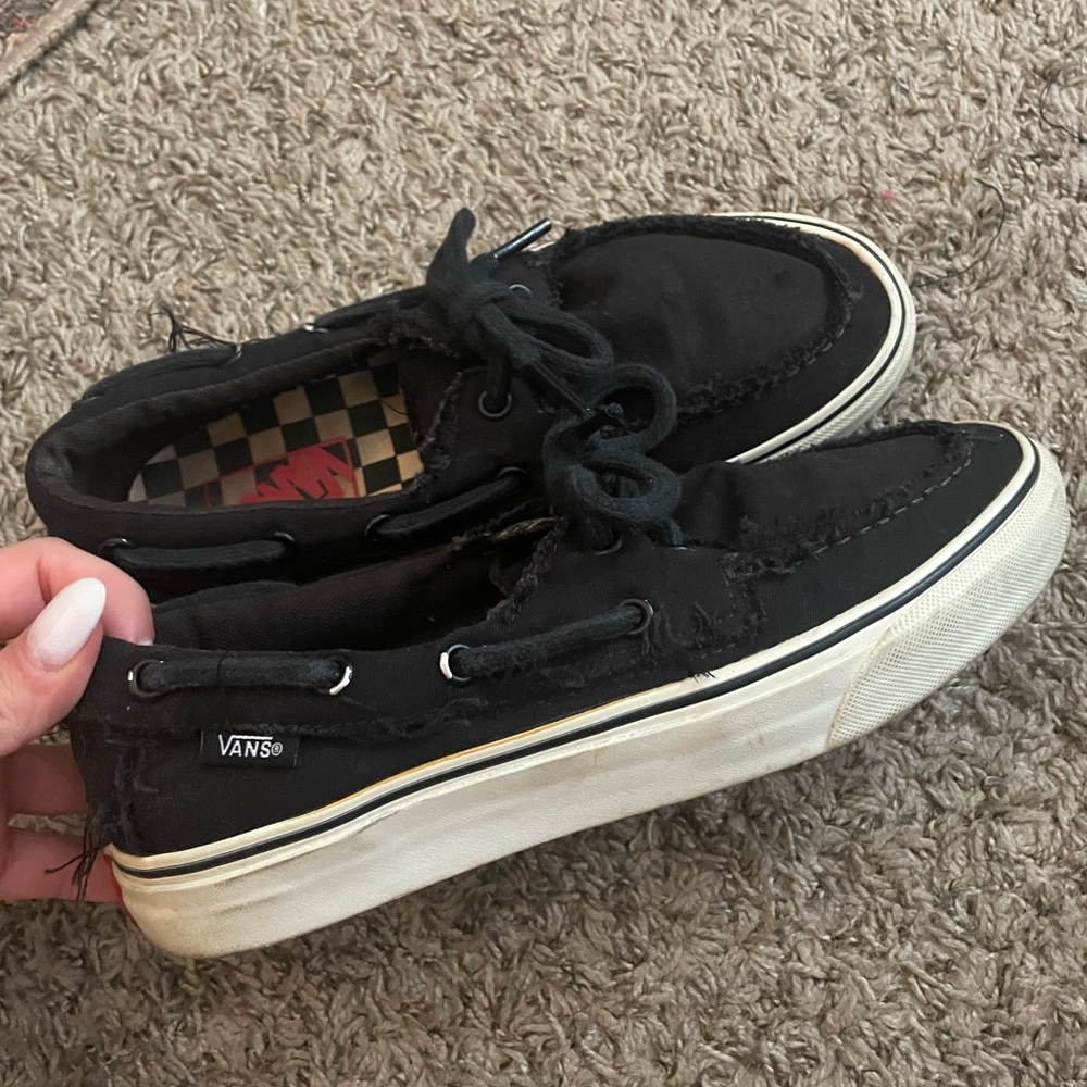 Black Vans size 7.5